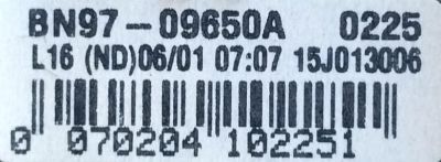 MAIN PARA TV  SAMSUNG NUMERO DE PARTE BN94-08765F / BN41-02365A / BN97-09650A / PANEL CY-GH040BGLV3H / MODELOS LH40DBEPLGA/GO US02 / LH40DBE - Imagen 3
